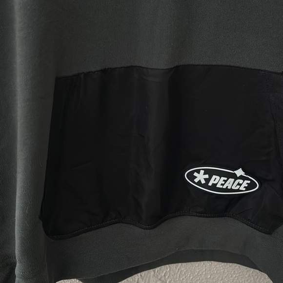 Men’s Brooklyn Cloth Manufacturing Co Hooded Sweatshirt, Olive Green XL Carefree - Picture 4 of 10